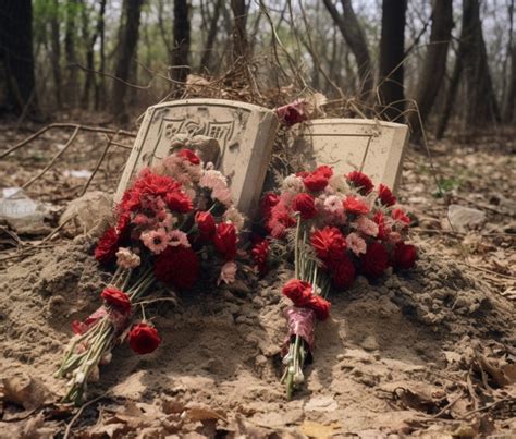 Tombstones In Cemetery Photograph Free Stock Photo - Public Domain Pictures