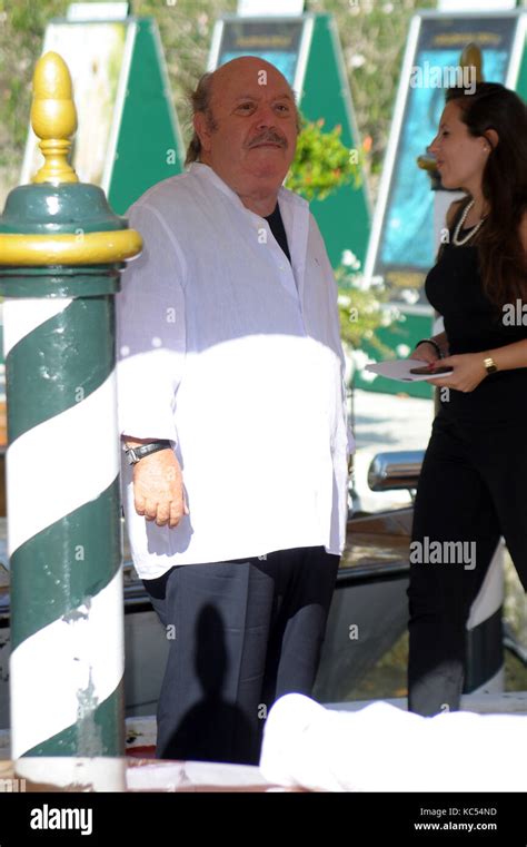 Lino Banfi At The Pier At The Hotel Excelsior On The Lido In Venice