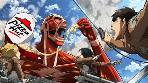 デスクトップ壁紙 アニメ ユーモア ピザ 進撃の巨人 Eren Jeager 三笠アッカーマン パロディー 漫画 アルミン