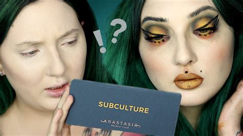 ABH SUBCULTURE PALETTE Makeup Tutorial Review YouTube