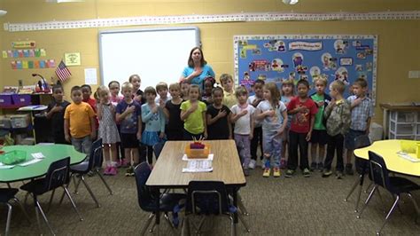 The Pledge From Mrs Hansens Class At Rock Island Center For Math And