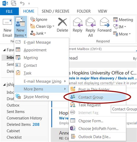 How To Create Contact Groups In Outlook My Learning Solutions