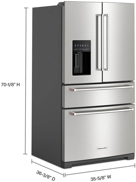 KitchenAid 26 cu. ft. French Door Refrigerator with Ice and Water ...