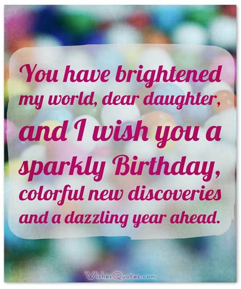 Birthday Wishes Quotes Daughter - ShortQuotes.cc