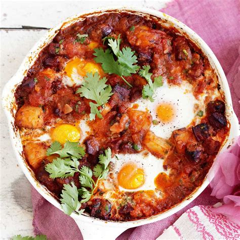 Spanish Eggs with Chorizo, Potato & Tomato Recipe | Woolworths