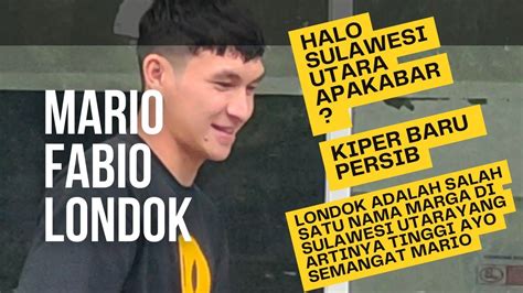 Mario Fabio Londok Pemuda Sulawesi Utara Resmi Jadi Kiper Baru Persib