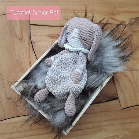 Tutoriel Doudou Plat Tutoriel Crochet Lapin Tuto Doudou Etsy France