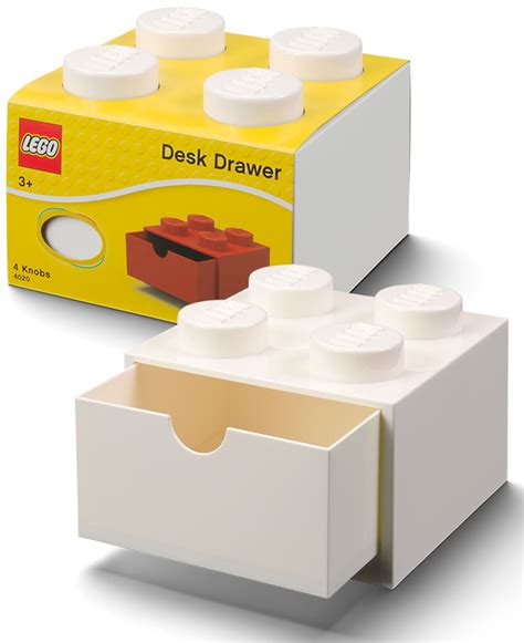 Lego Storage Desk Drawer 4 Bricks Oppbevaring Med 1 Skuff 16 X 16