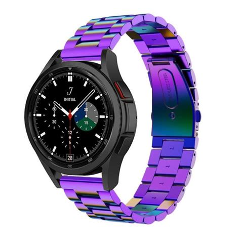 Samsung Galaxy Watch 4 Classic 46mm Stahlarmband Regenbogen