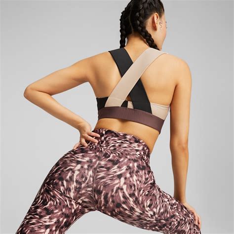 Mid Impact Safari Glam Training Bra Women PUMA