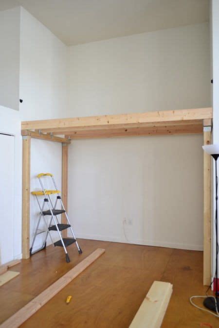 How To Build A Loft Diy Step By Step With Pictures Build A Loft Bed