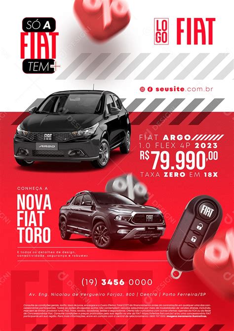 Anúncio Publicitário Concessionária Conheça A Nova Fiat Toro Social