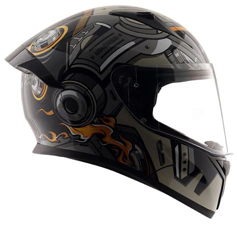 Bolt Superhero Black Grey Helmet – HELMETWALA.COM