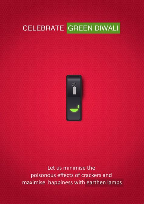 Celebrate Green Diwali On Behance Diwali Poster Creative Ads Ads