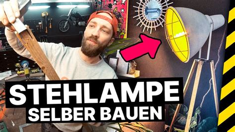 Stehlampe Aus Alter H Ngeleuchte Selber Bauen Diy Youtube