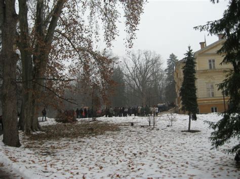 Zeci De Colindatori Au Ajuns Azi La Castelul De La Savarsin Masa