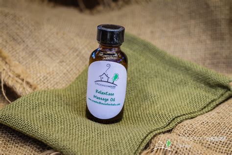 Relaxease Massage Oil - Crooked House Herbals