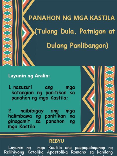 Panahon Ng Mga Kastila Pdf