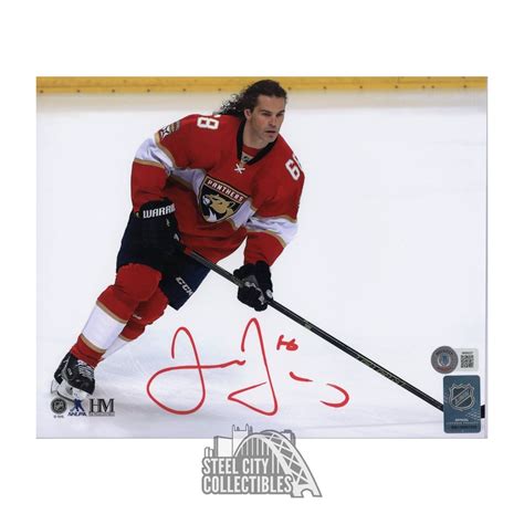 Jaromir Jagr Autographed Florida 8x10 Hockey Photo Bas Steel City