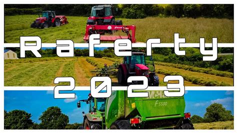 Raferty Bailing Silage 2023 Youtube