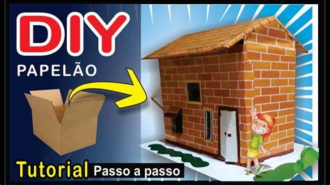 Como Fazer Casinha De Papel O Para Maquete Passo A Passo Youtube