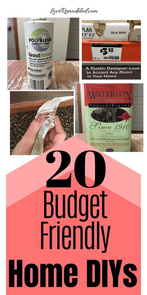 diy home improvement ideas diy projects   budget home