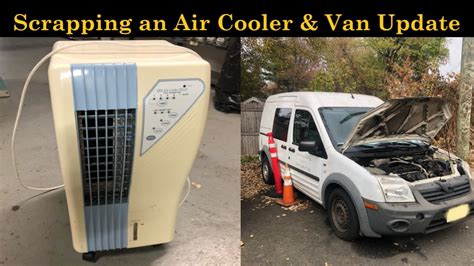 Scrapping An Air Cooler How Much Copper Is Inside Progress On The Van Asmr Metal