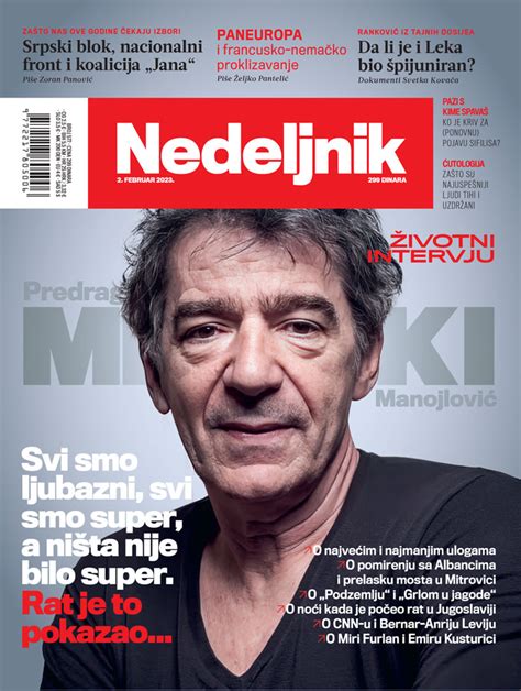 Elektronsko PDF Izdanje Nedeljnika Br 577 Od 2 Februara Nedeljnik