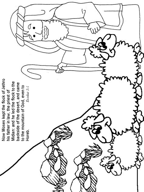 I Am The Good Shepherd Coloring Pages