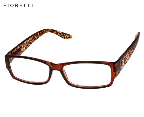 Fiorelli Womens Catwalk Joanne Reading Glasses Brown Leopard Ebay