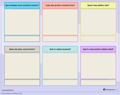 Criar um Modelo de Plano de Negócios 2 Storyboard