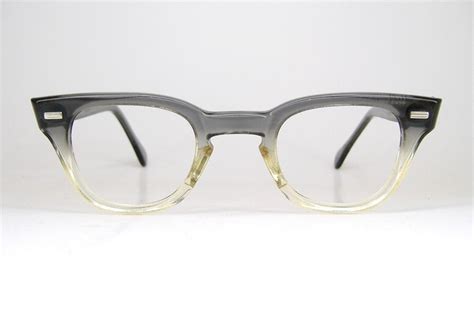 Vintage 50s Green Stripped Horn Rim Eyeglasses Eyewear Frame Etsy Eyewear Frames Eyeglasses