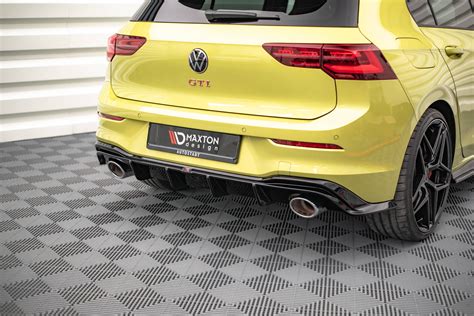 Dyfuzor Tylnego Zderzaka ABS VW Golf 8 GTI Clubsport MAPET TUNING