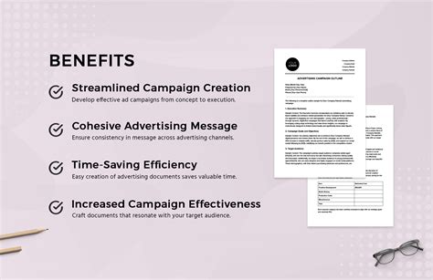 Advertising Campaign Outline Template in Word, PDF, Google Docs, PSD ...