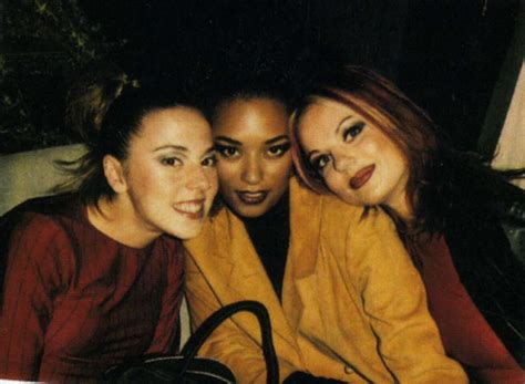 Mel C Mel B And Geri Sporty Scary And Ginger Spice In Hong Kong