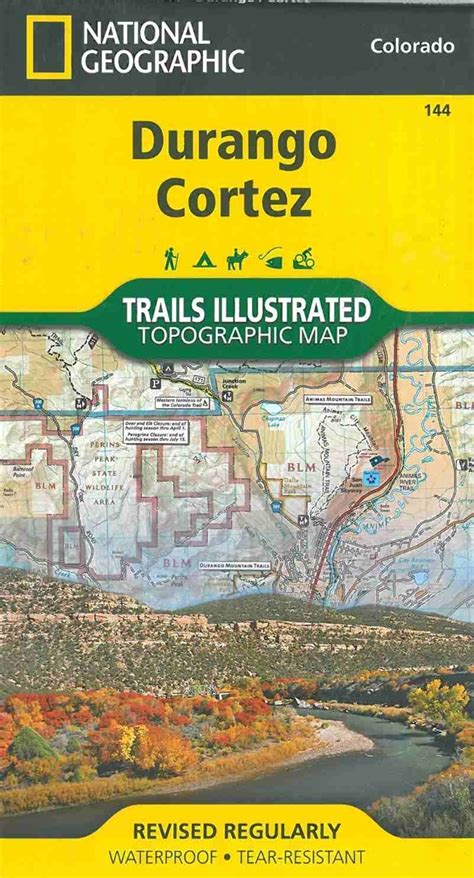 Themapstore Durango Cortez Colorado Trails Illustrated