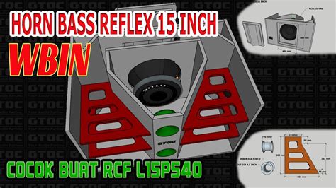 Horn Bass Reflex Inch Wbin Subwoofer Plan Youtube