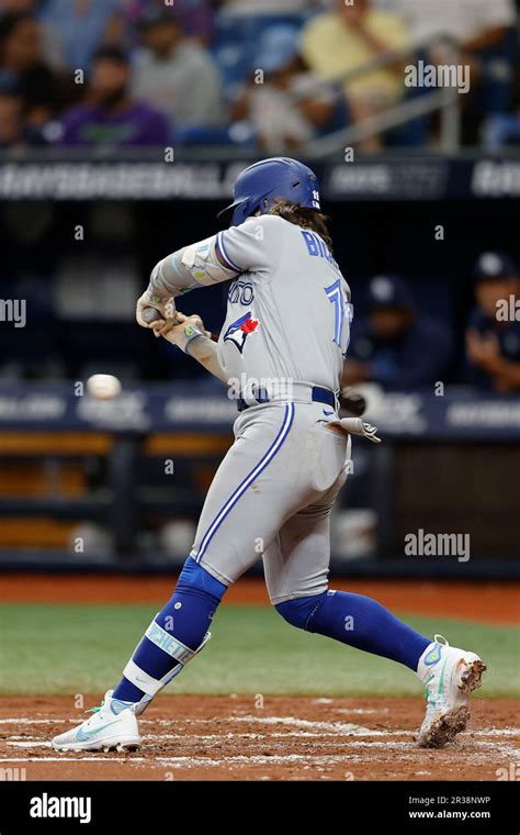 St. Petersburg, FL USA; Toronto Blue Jays shortstop Bo Bichette (11 ...