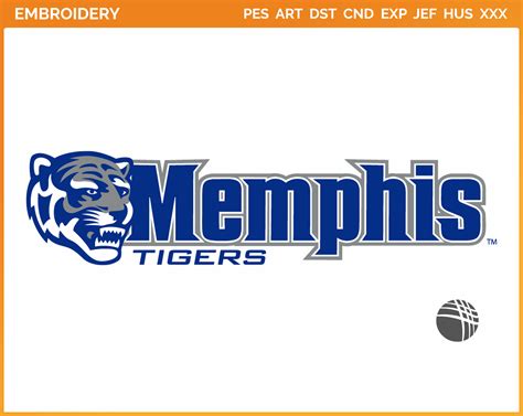 Memphis Tigers Wordmark Logo 2021 College Sports Embroidery Logo