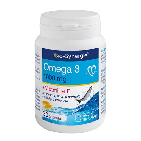 Omega Ulei De Somon Vitamina E Capsule Bio Synergi Farmacia