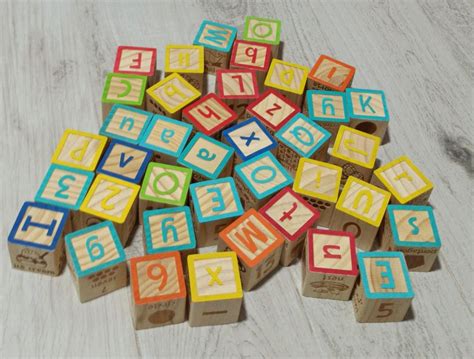 Alphabet letters blocks toys, Hobbies & Toys, Toys & Games on Carousell