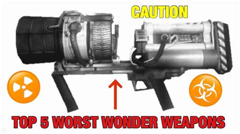 The Top 5 Worst Wonder Weapons In Cod Zombies Youtube