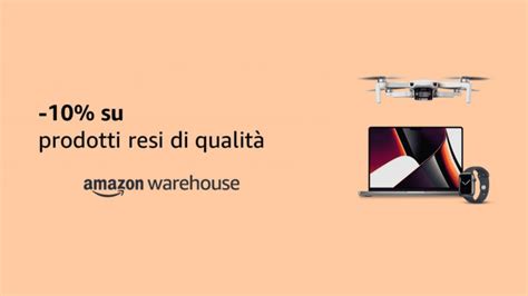 L usato di qualità di Amazon costa ancora meno sconto extra del 10