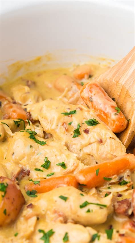 Slow Cooker Creamy Ranch Chicken And Potatoes The Magical Slow Cooker