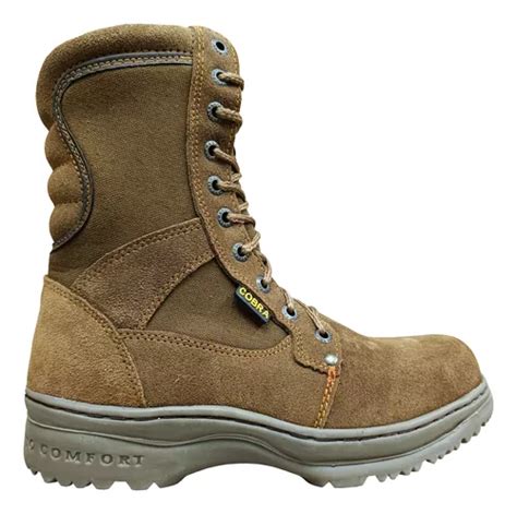 Bota T Ctica Estilo Militar Rombar Mod Piel Costurada Meses Sin