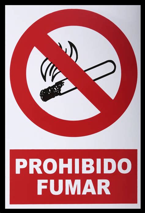 Cartel Prohibido Fumar X Cm Leroy Merlin