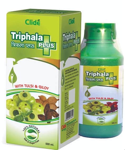 Nutrigrow Clide Triphala Plus Juice 500ml Packaging Type Bottle At Rs