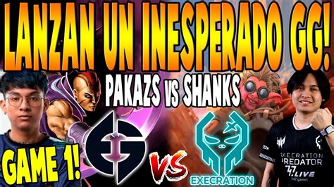 EG Vs EXECRATION GAME 1 BO2 Lanzan INESPERADO GG PAKAZS Vs SHANK