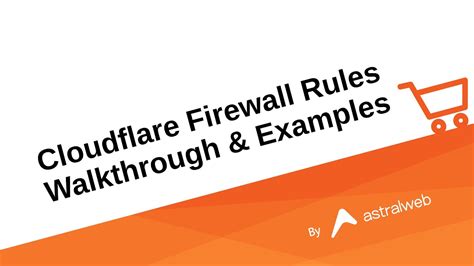 Cloudflare Firewall Rules Walkthrough And Examples Youtube