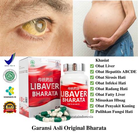 Jual Obat Liver Hepatitis Minuskan Hbsag Ampuh Libaver Bharata Obat